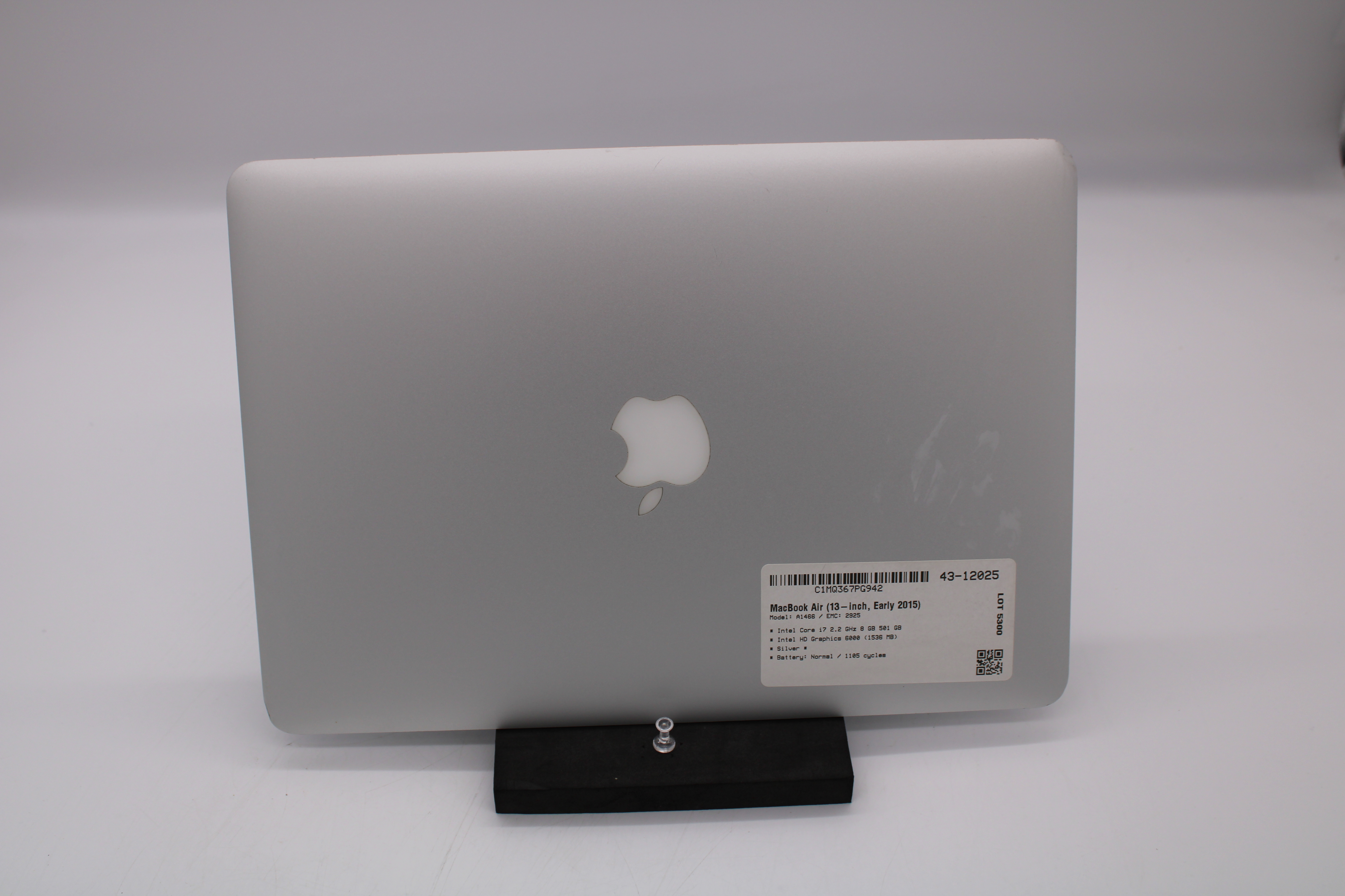 Apple MacBook Air 13 2015 BTO/CTO i7 2.2GHz 8GB 512GB A1466 Good Cond 6/10  025