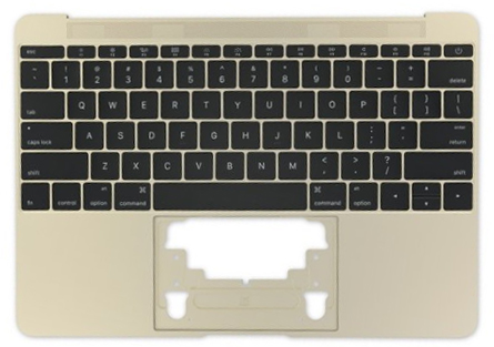 Top Case w/ Keyboard, Gold 661-02280