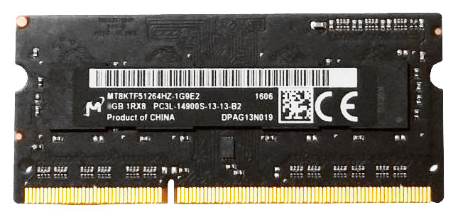 Memory RAM 4GB DDR3L 1866MHz / PC3L-14900 661-03253