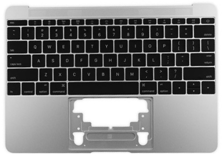 Top Case w/ Keyboard, Silver 661-04881