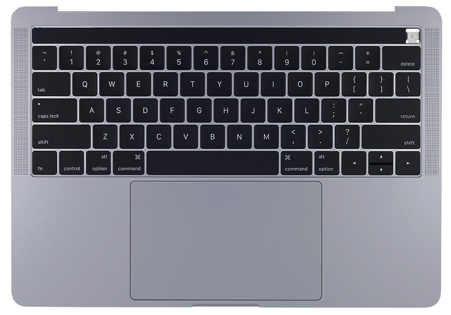 Top Case w/ Keyboard w/ Battery, Space Gray 661-07950