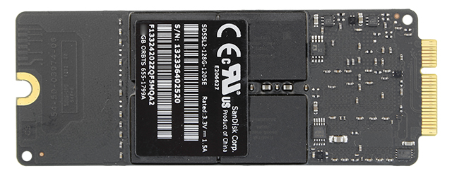 Solid State Drive (SSD) PCIe 661-7009, 661-7010, 661-7011, 661-7285 for iMac 27-inch Late 2012