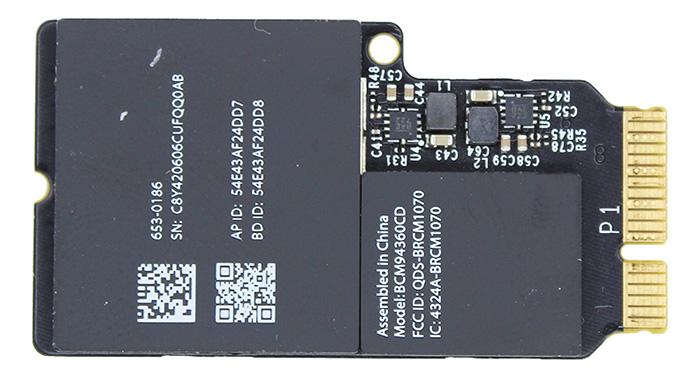 Wireless (Airport/Bluetooth) Card 661-7552 for Mac Pro Late 2013