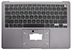 Top Case w/ Keyboard NO Trackpad, ANSI, Space Gray for MacBook Air 13-inch Retina (Early 2020)