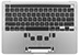 Silver, Topcase with Battery, ANSI for MacBook Pro 13-inch 2 TBT3 (Mid 2020)